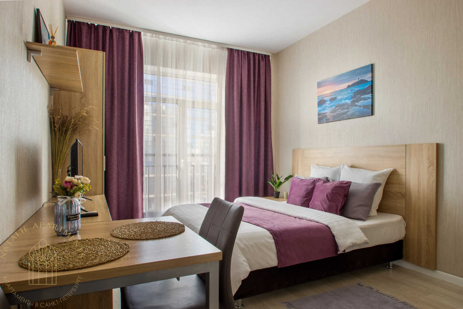 Апартаменты Студия Natalie Apartments Пулковское шоссе 14с6