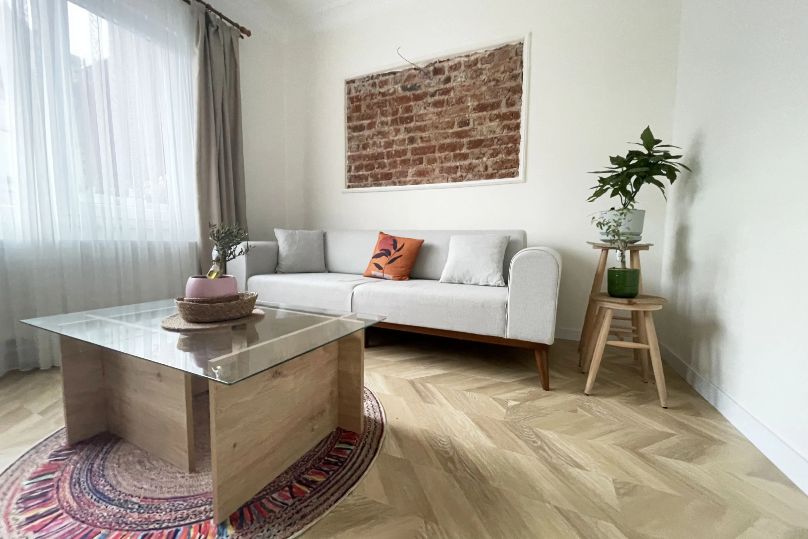 Апартаменты 2BR+2Bath entire apt with Balcony at central location