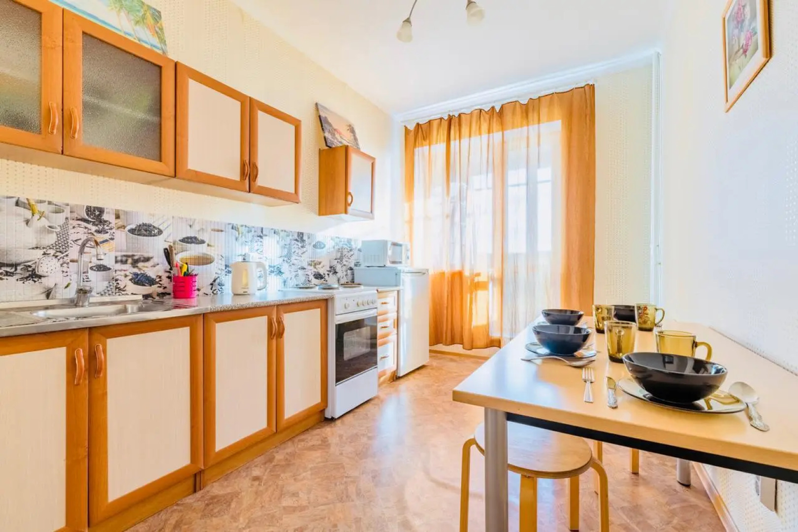 Апартаменты Однокомнатная квартира на улице Белы Куна