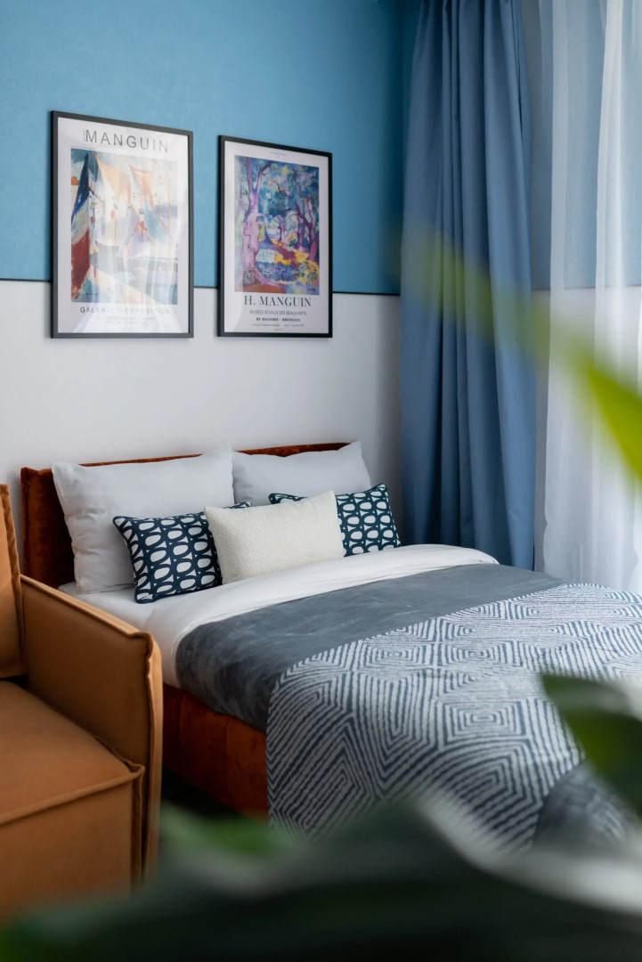 Апартаменты Стильная студия в ЖК Акватория возле реки