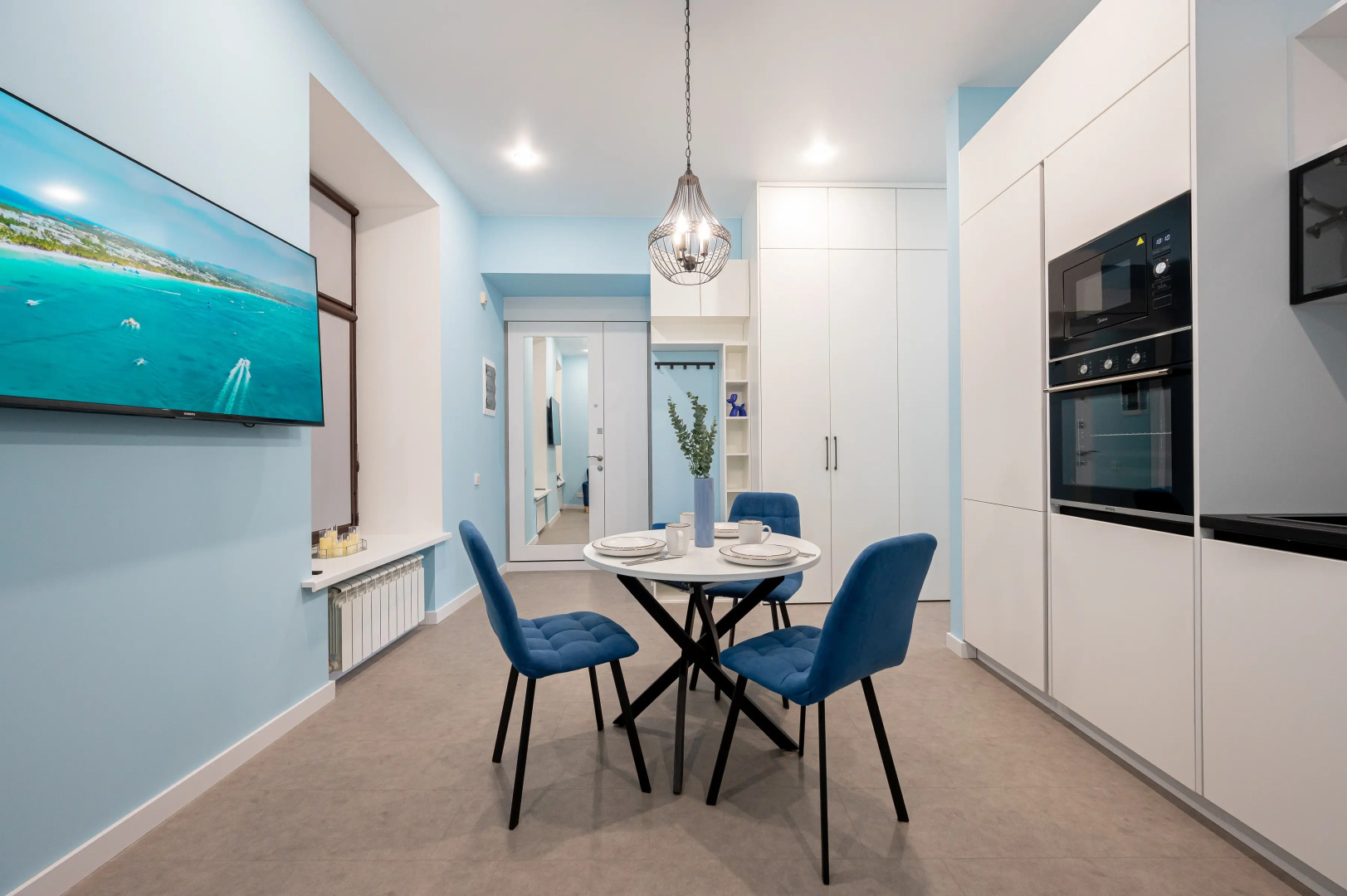 Апартаменты Уютная студия с видом на набережную Фонтанки