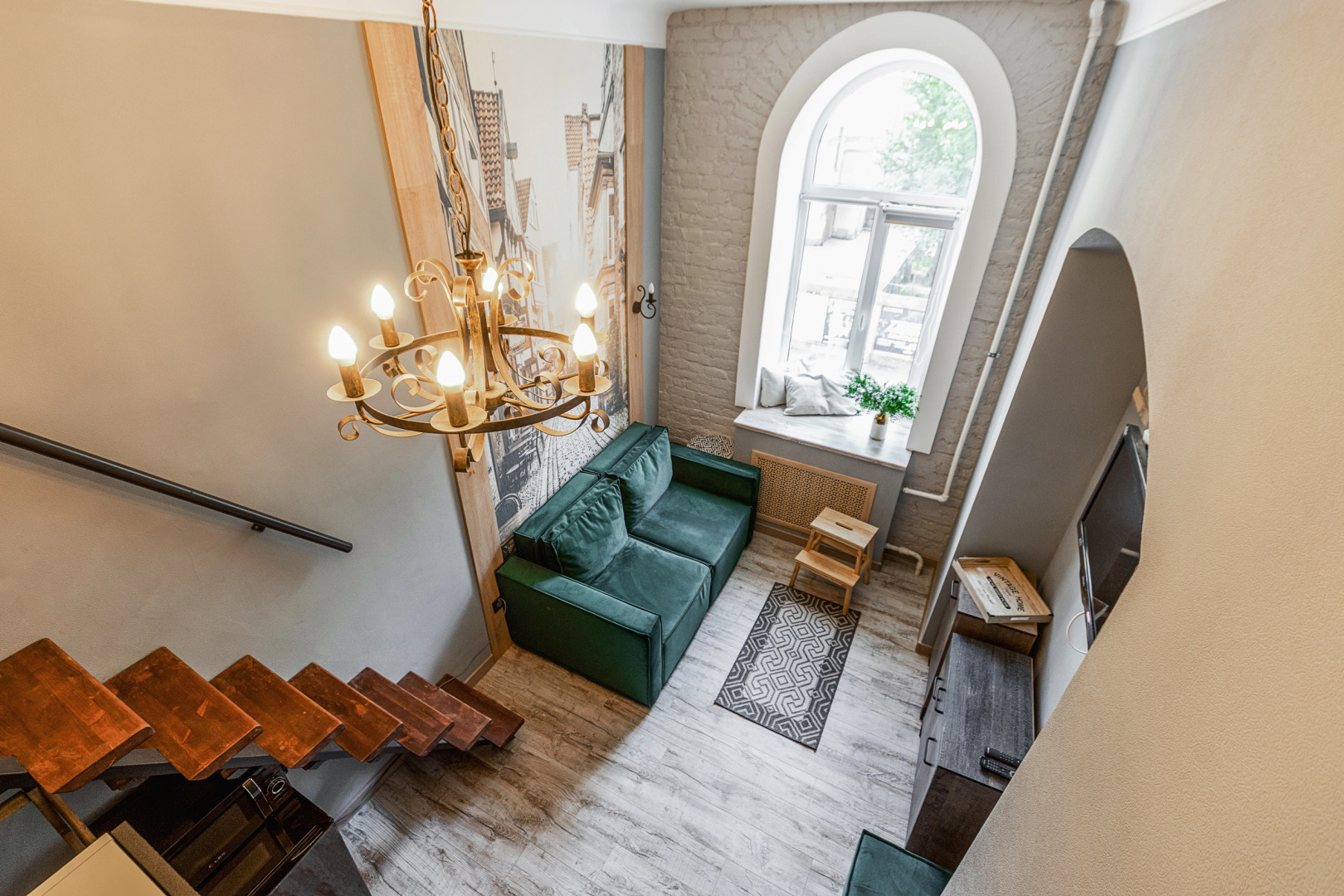 Жилое помещение 2х Уровневые в Центре Города