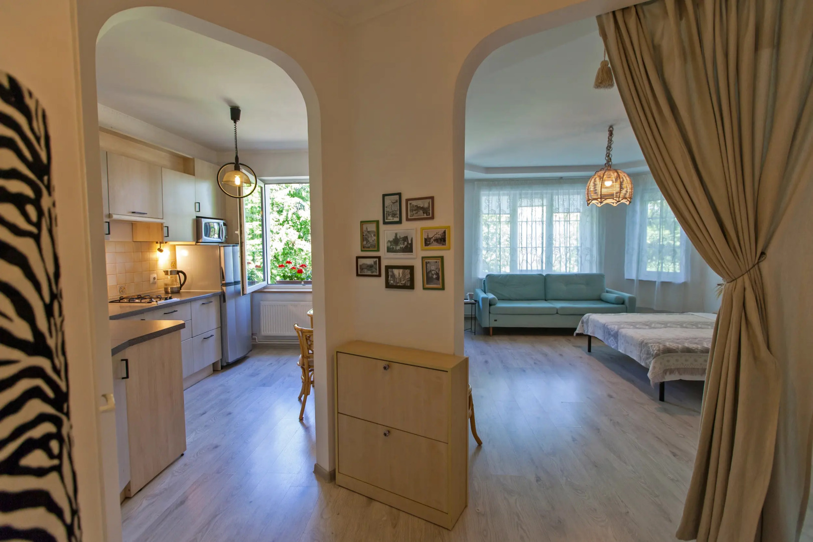 Апартаменты с камином в Амалиенау