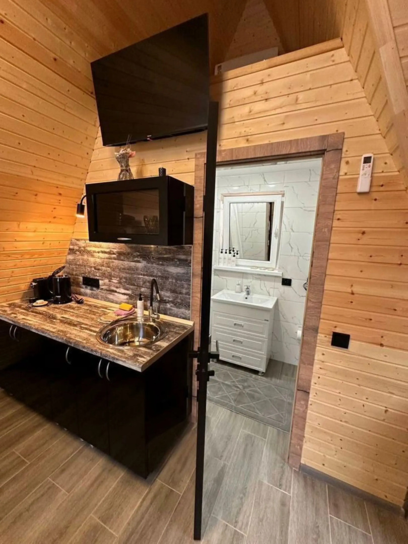 Частный дом С баней и терассой