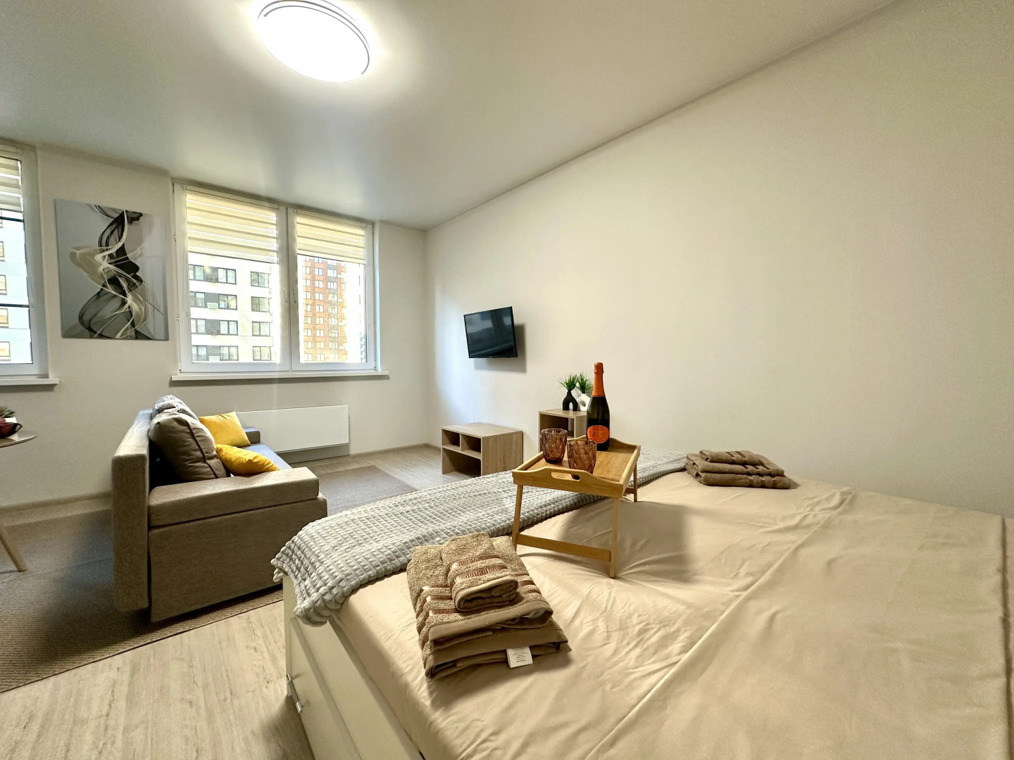 Квартира с дизайнерским ремонтом