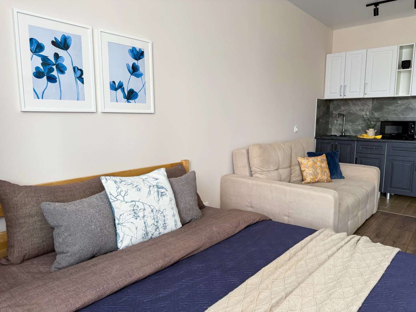 Квартира Тихая Студия на Новомосковской