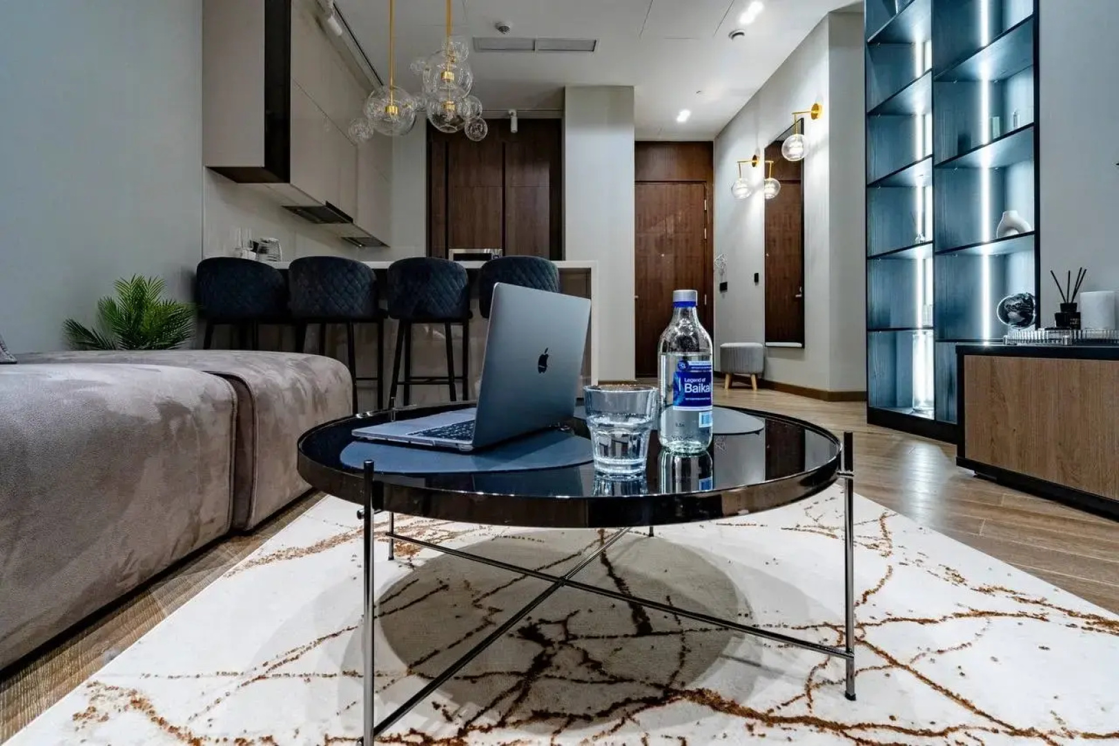 Апартаменты Sky City Moscow 59 этаж! Редкий вид на город! Интерьер нежный как лакомка!