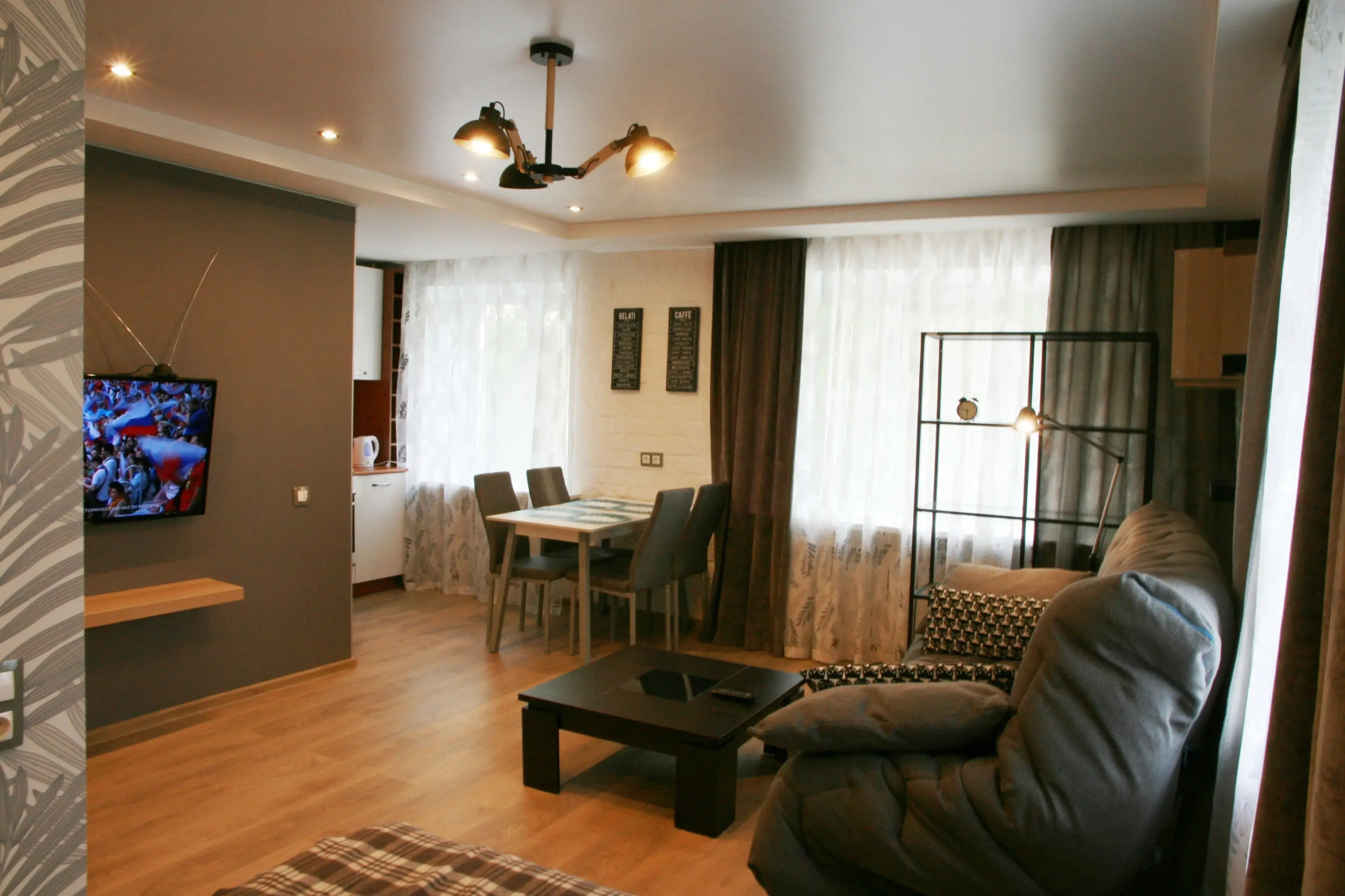 Апартаменты студио в стиле лофт