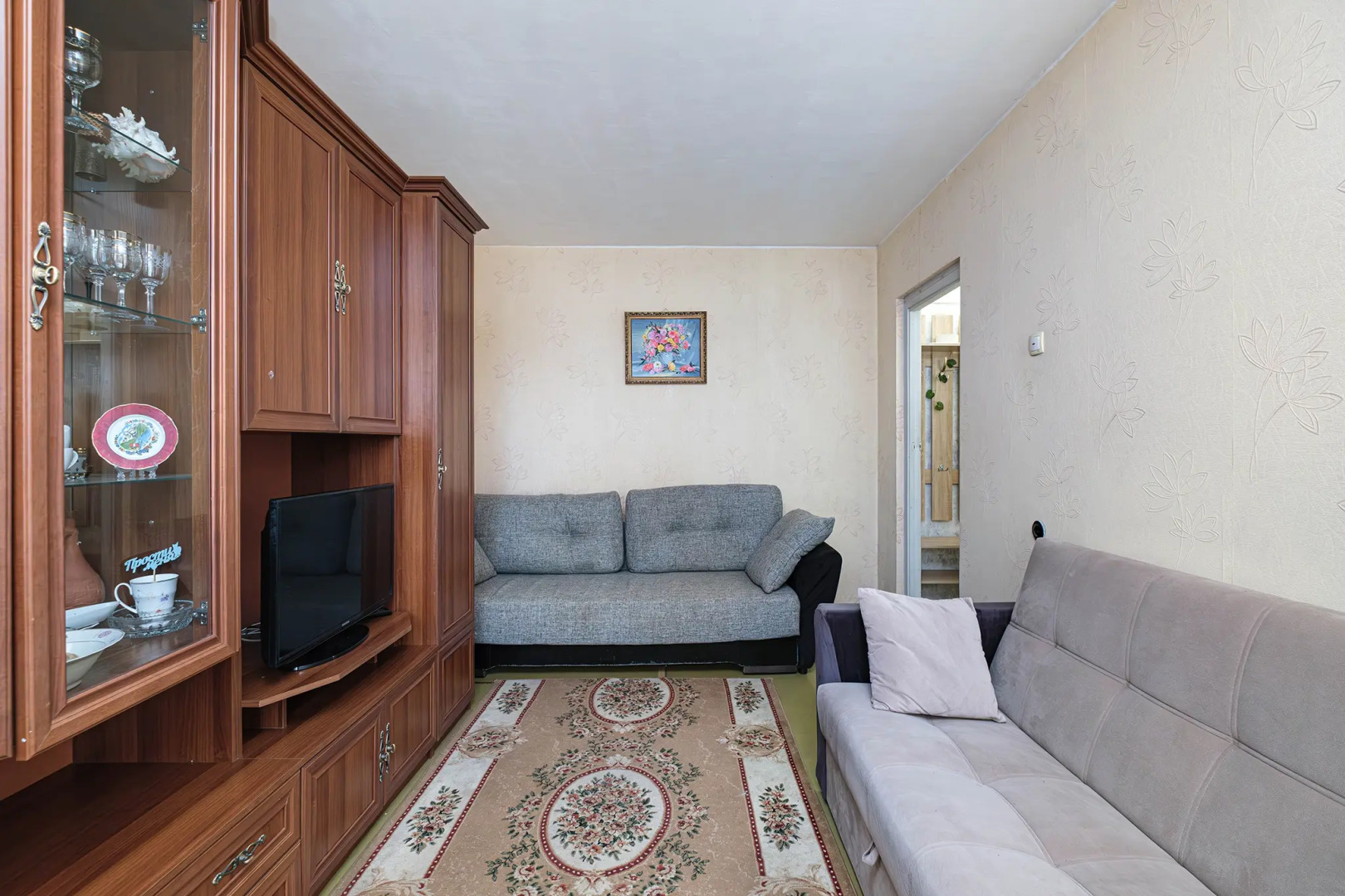 Апартаменты Уютная 2-к. квартира, 45 м², 3 кровати