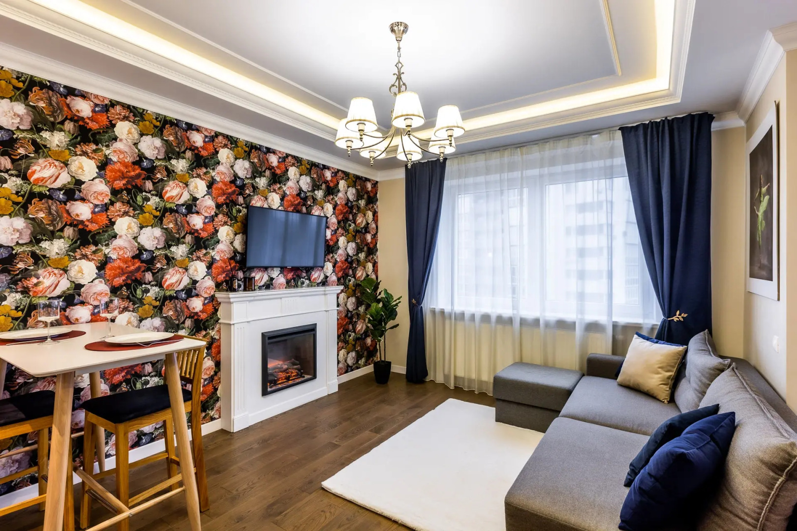 Апартаменты Ballerina с дизайнерским ремонтом в новом ЖК Чайковский