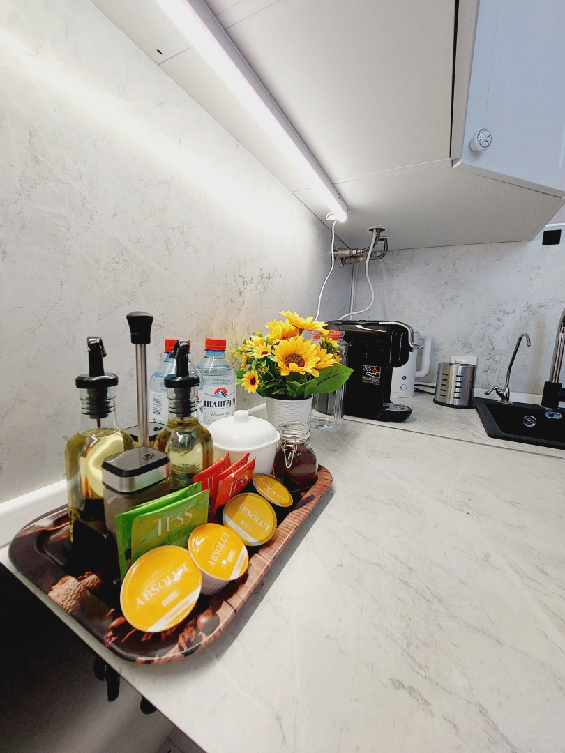 Квартира Уютная студия с террасой в ЖК Холидэй Хаус