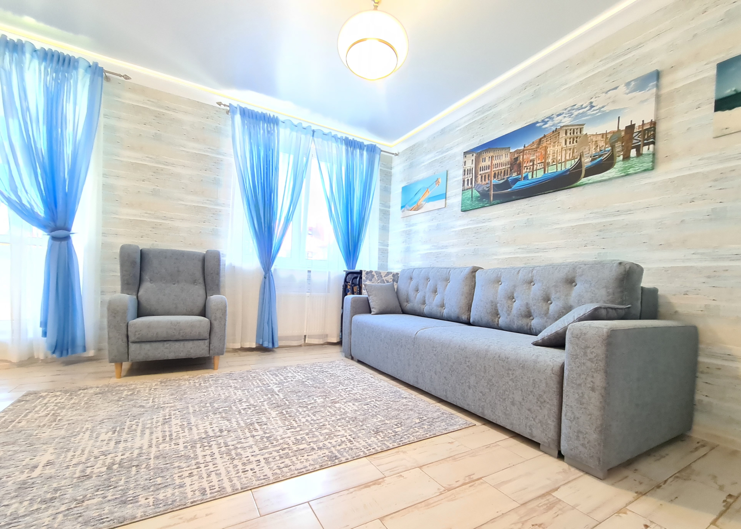 Апартаменты у озера с сауной