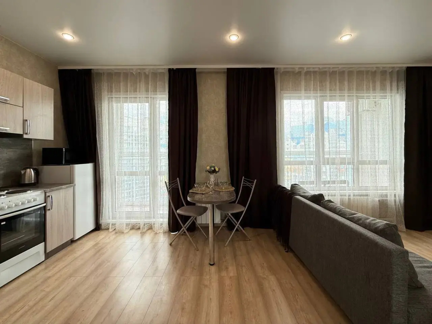 Квартира Новая Студия Рядом с Аквапарком