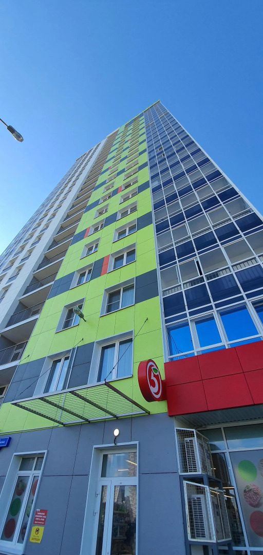 Квартира Уютная Евро-двухкомнатная на 25 этаже