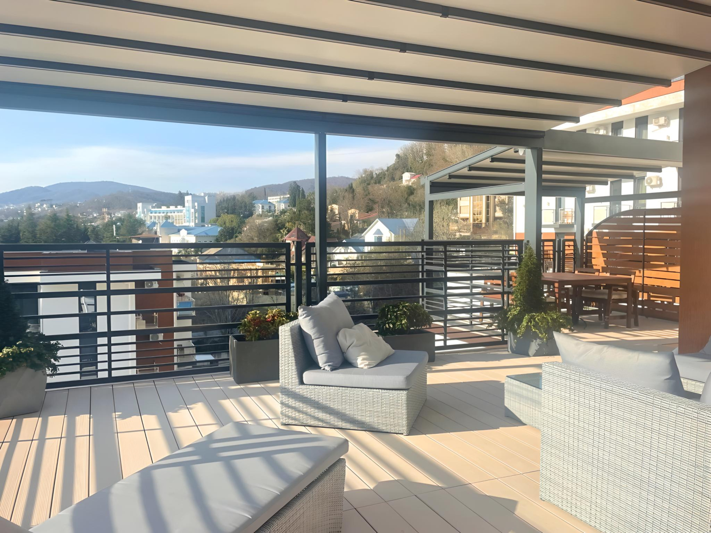 Апартаменты Casablanka Hit с большой террасой  с видом на море