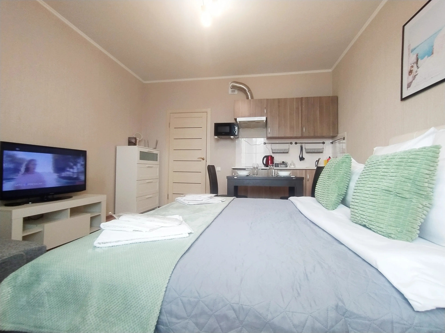 Квартира Видовая студия с панорамным балконом