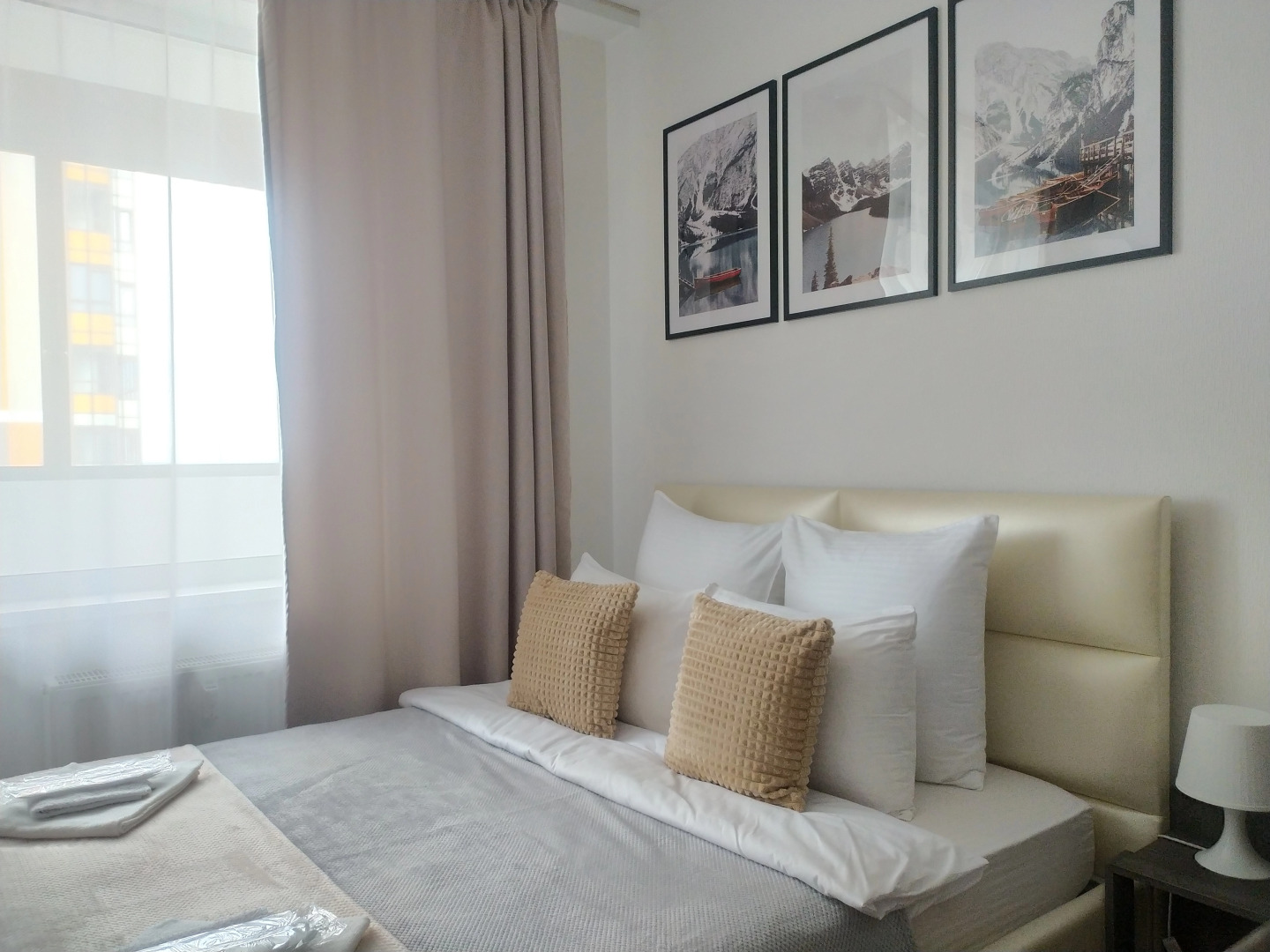 Квартира Современная Студия 29 м2 с Зоной Отдыха на Балконе