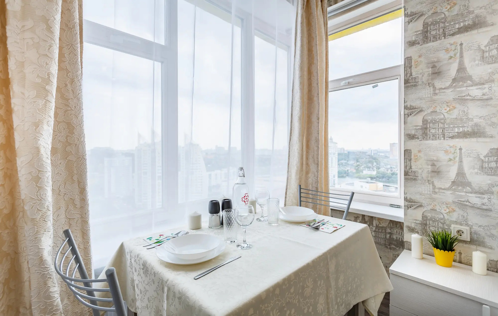 Квартира студия с шикарным видом на Москву