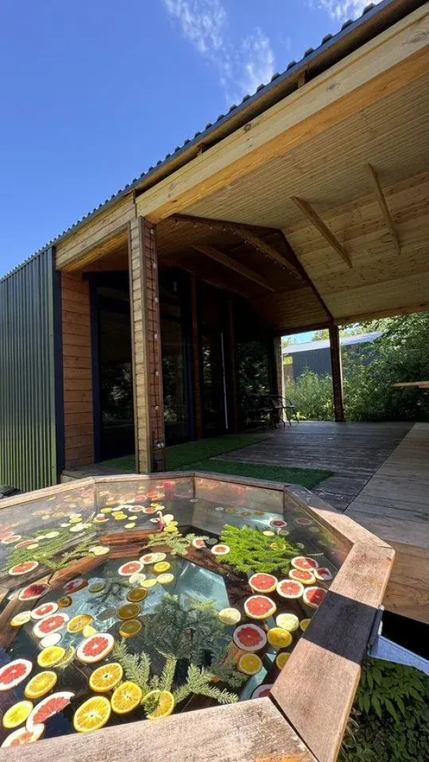 Частный дом на Ореховой улице 63 Сауна Чан