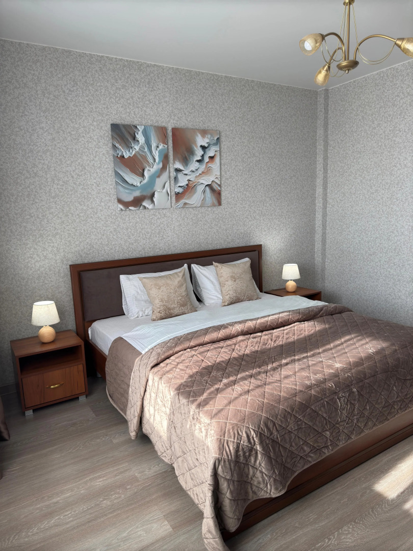 Квартира Стильная уютная евродвушка недалеко от аэропорта на 4 человек