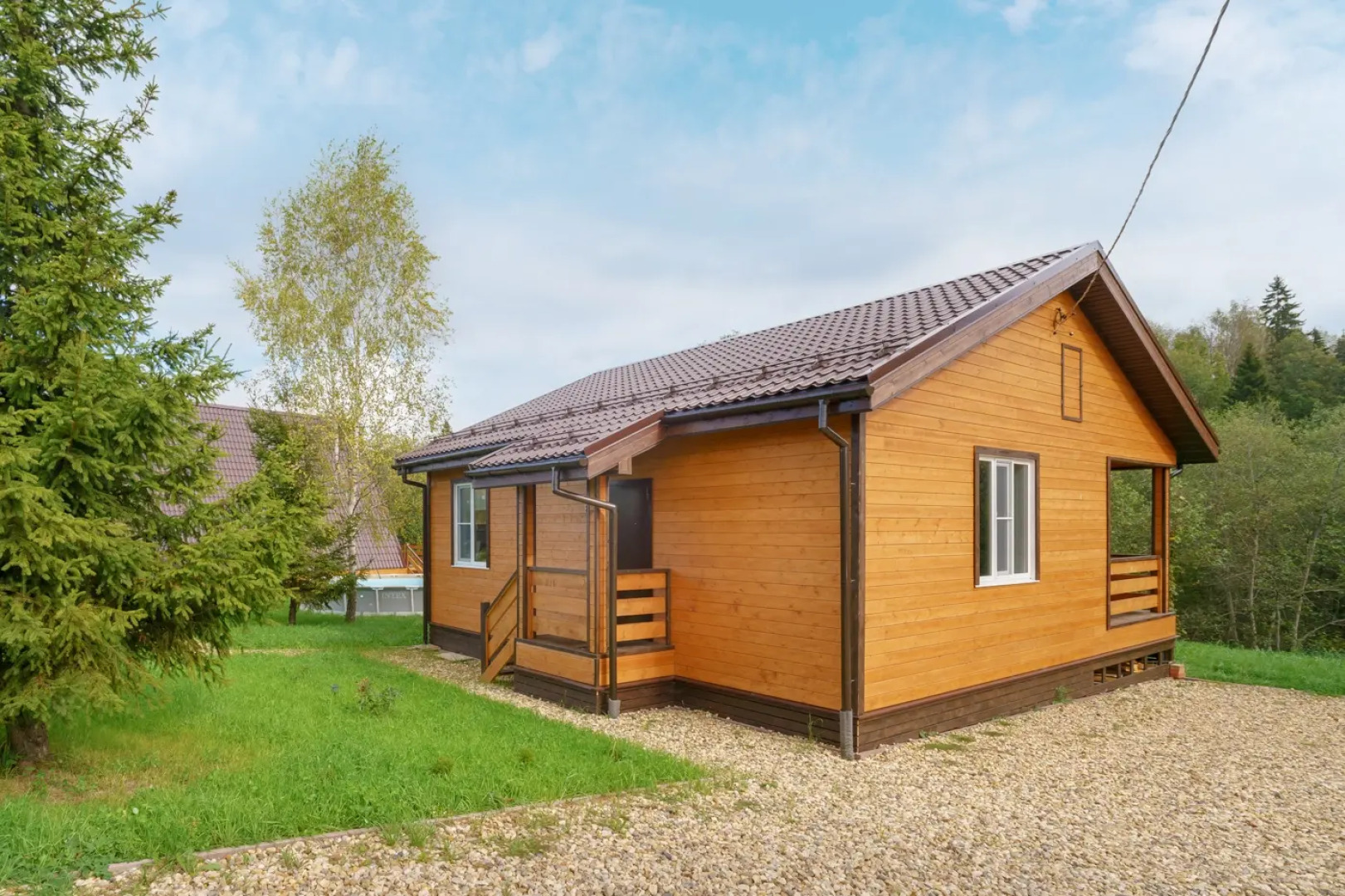 Частный Дом у Реки с Баней