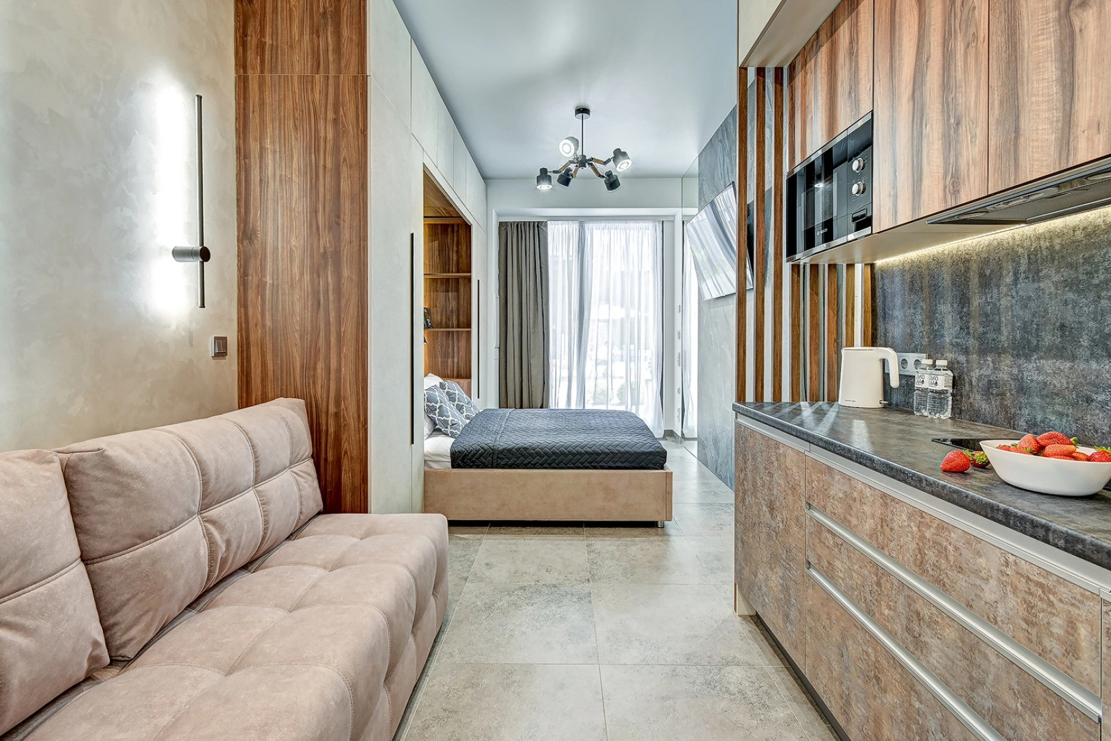 Апартаменты №76 Депутатская 10 Г с подогреваемым бассейном