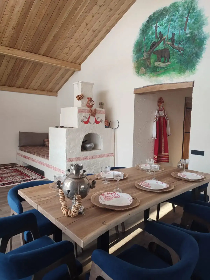 Частный дом Коттедж Русская Изба