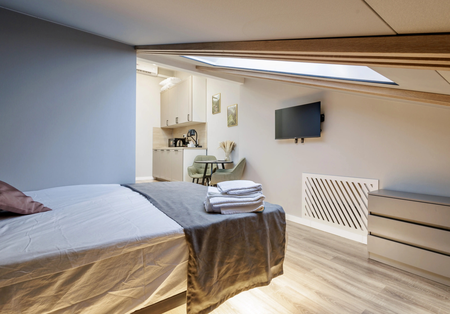 Апартаменты Уютная студия в центре на трех гостей