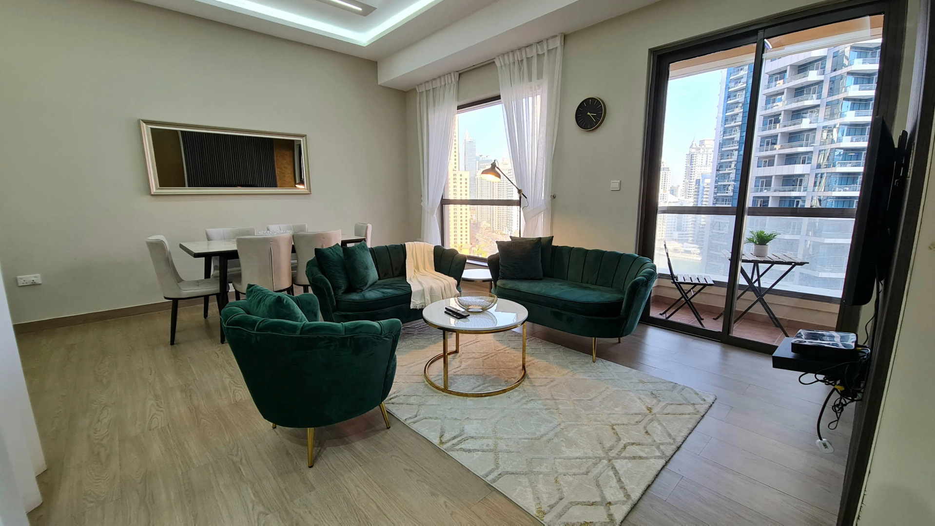 Апартаменты Marco Polo - High-rise 1BR Apt with Amazing Marina Views