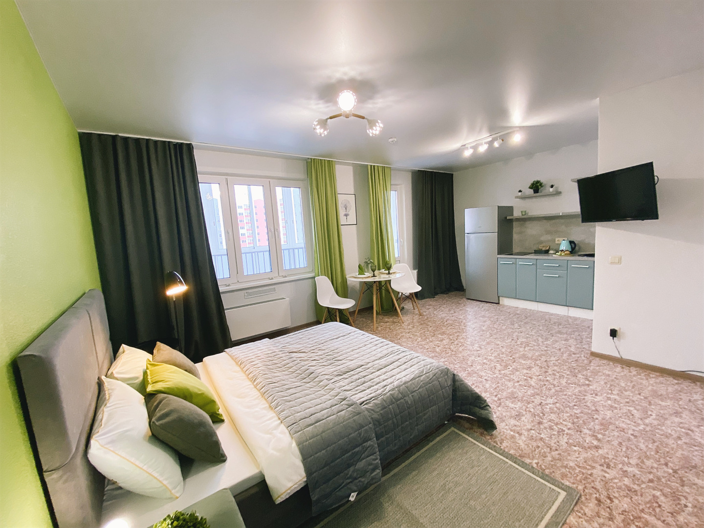 Апартаменты Четырехместные апартаменты возле вокзала