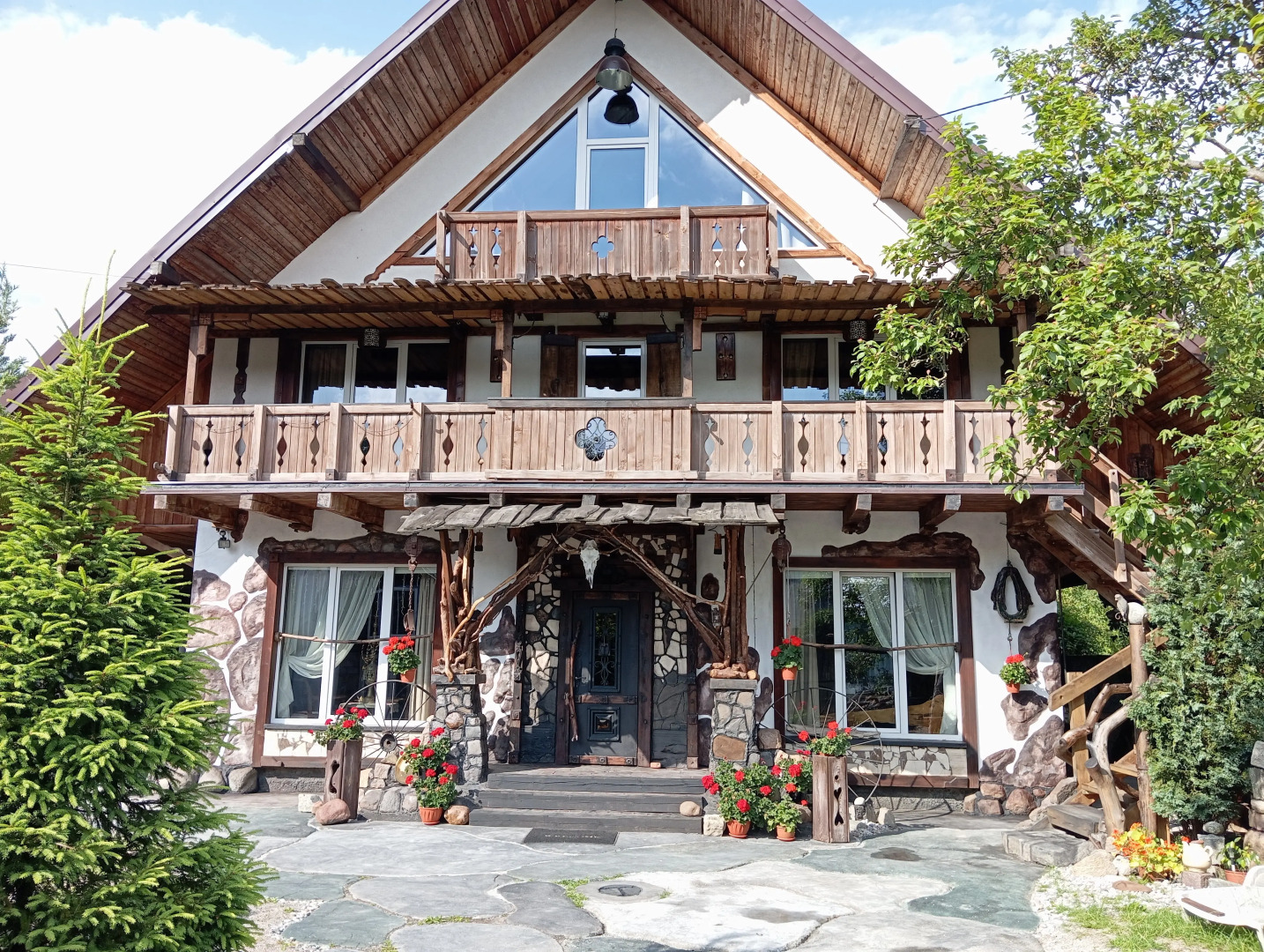 Частный дом деревенский