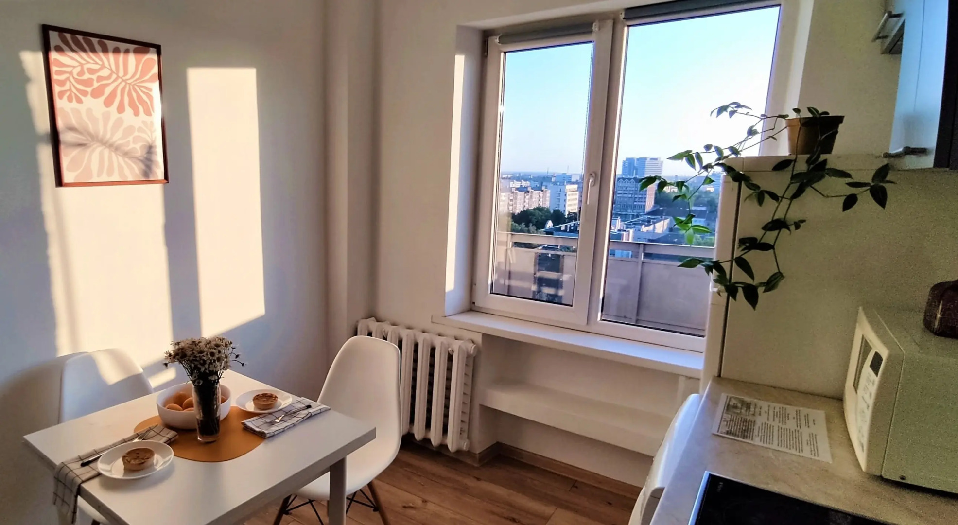 Апартаменты Altezza с панорамным видом на город с 13 этажа