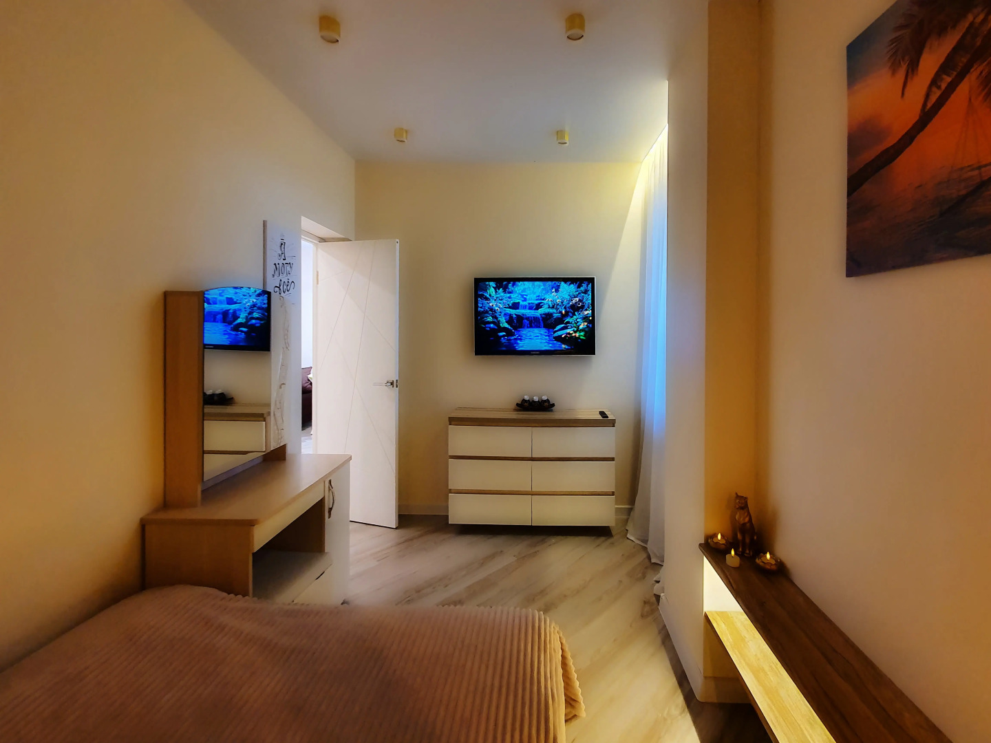 Квартира Уютные современные апартаменты рядом с центром