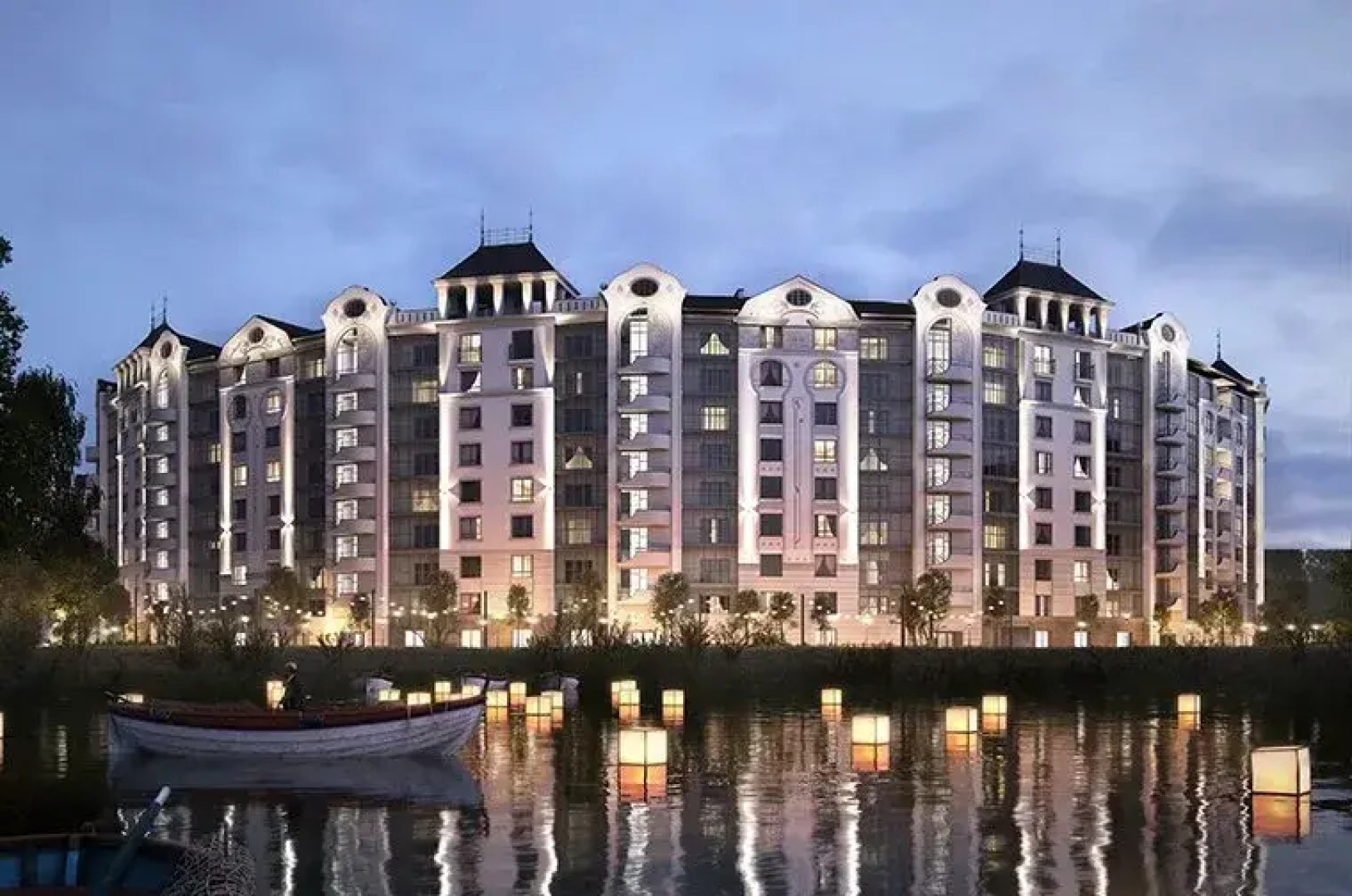 Квартира с видом на озеро