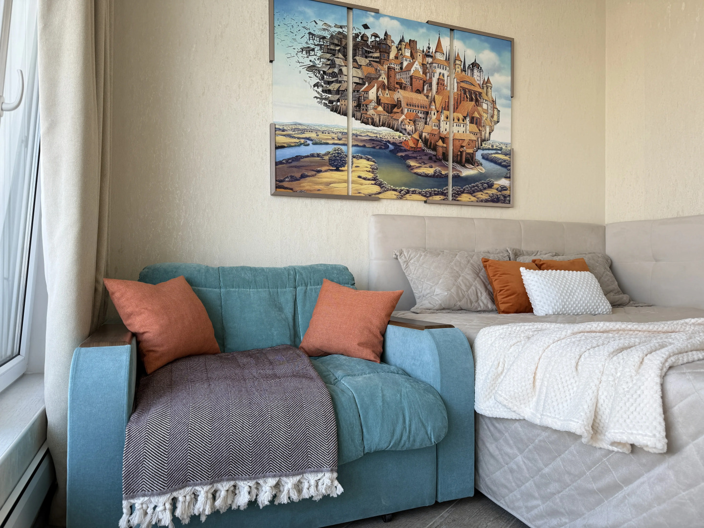 Квартира Студия Фадеева 18-5 КакДома в Севастополе с Кондиционером