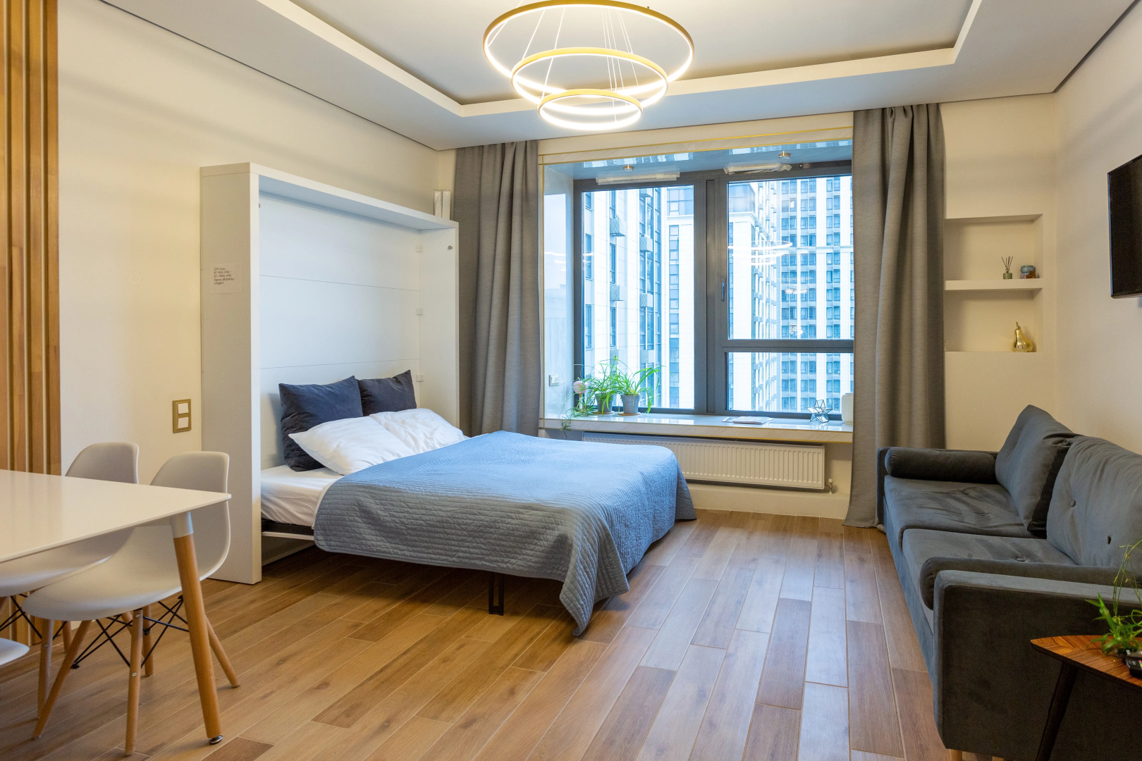 Апартаменты #3 White studio for 2+2 by Lo Apartments