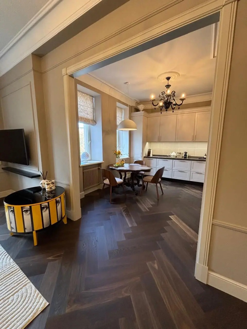 Квартира с сауной и балконом