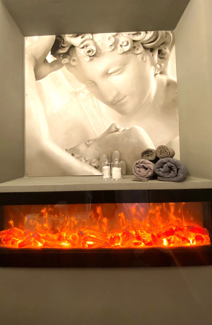 Апартаменты С камином и ванной