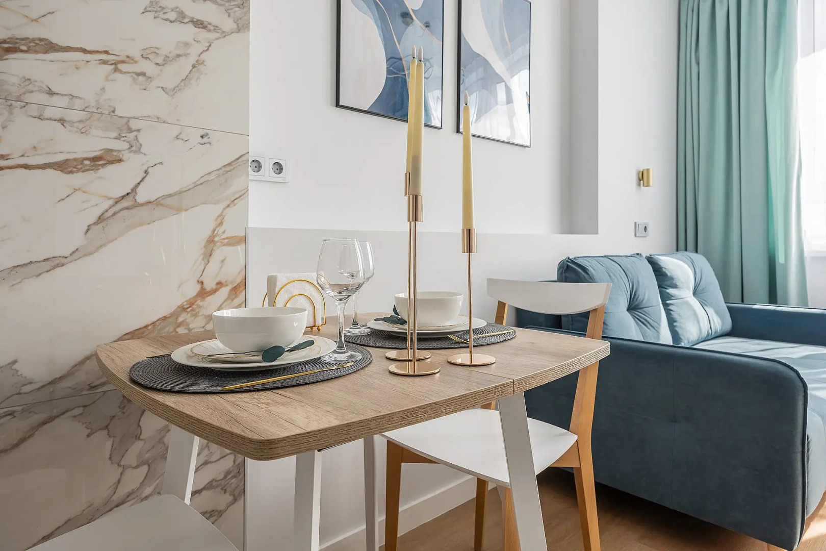 Апартаменты Дизайнерские с кухней гостиной