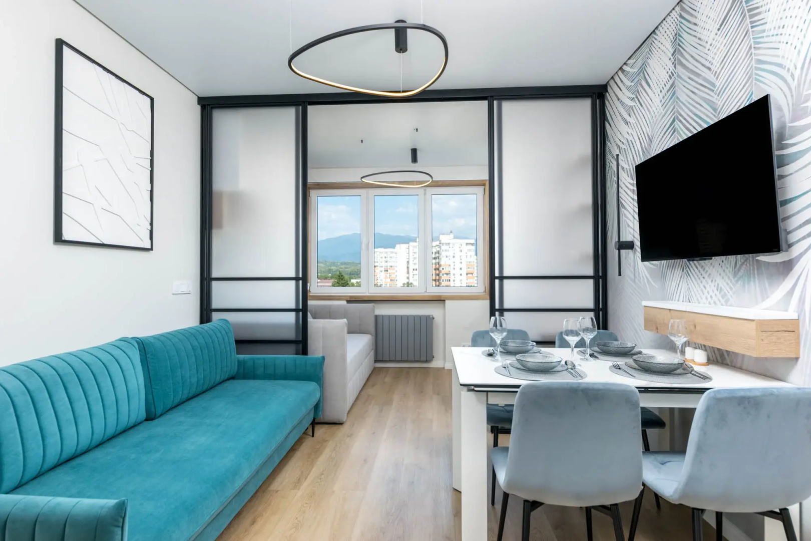 Апартаменты Морент с дизайнерским ремонтом в ЖК Фрукты