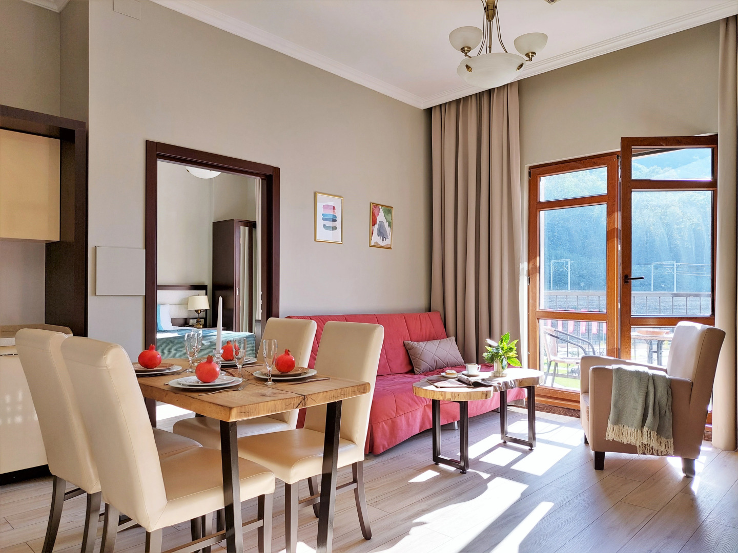 Квартира Уютное Гнездышко с Видом На Горы