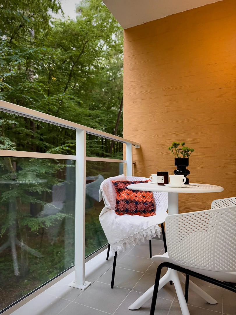 Апартаменты комфорт класса с видом на лес