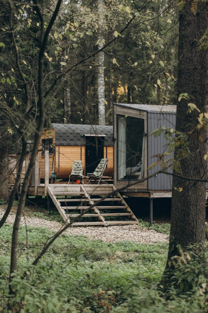 Шале Панорамный дом в лесу на Живописной улице