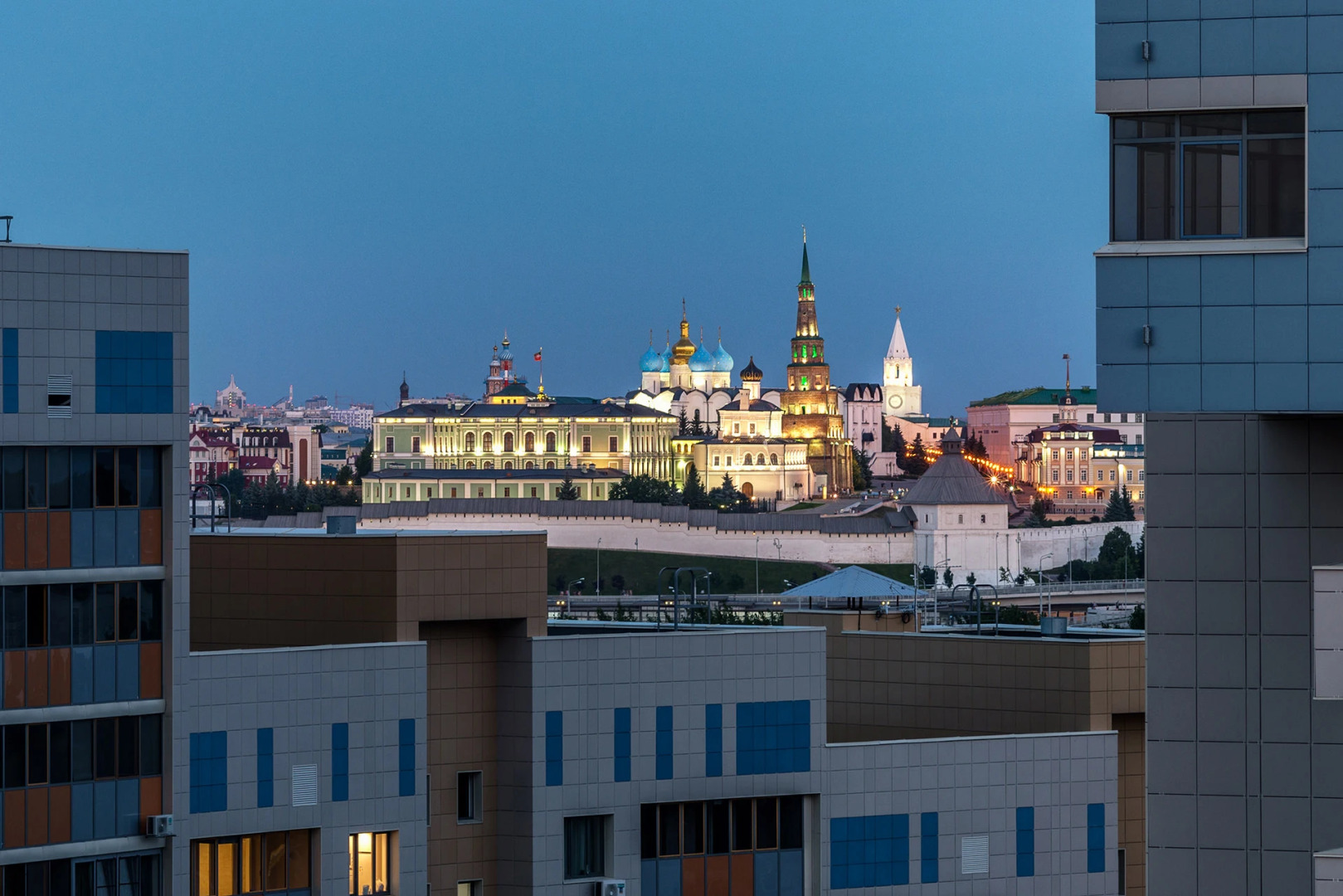 Апартаменты Уютная студия с обзорным видом на Казань