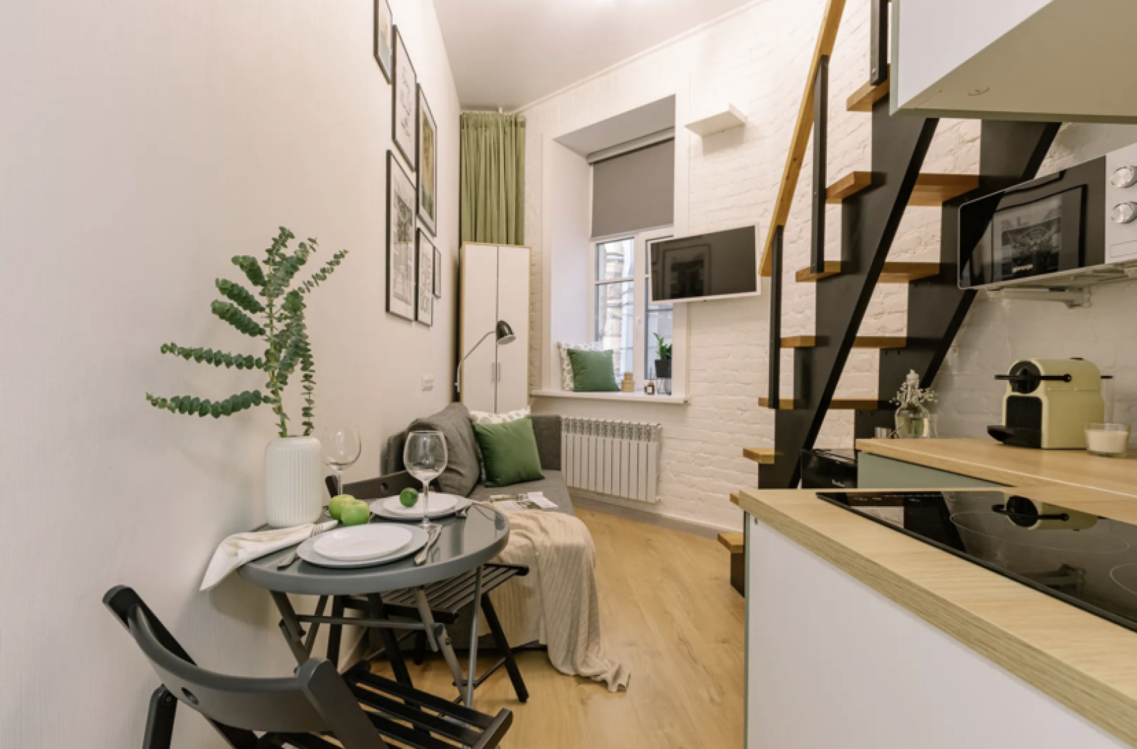 Апартаменты Мятная Студия в Центре Города Метро Владимирская