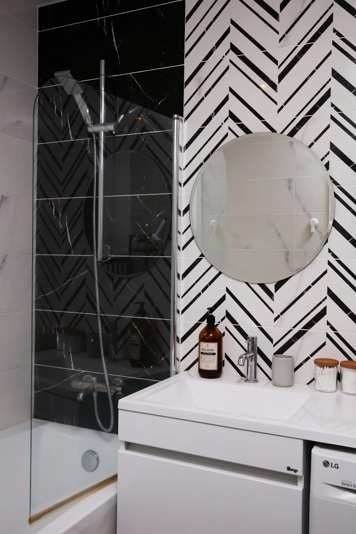 Апартаменты Luma White #2 в центре города с красивым видом на балконе