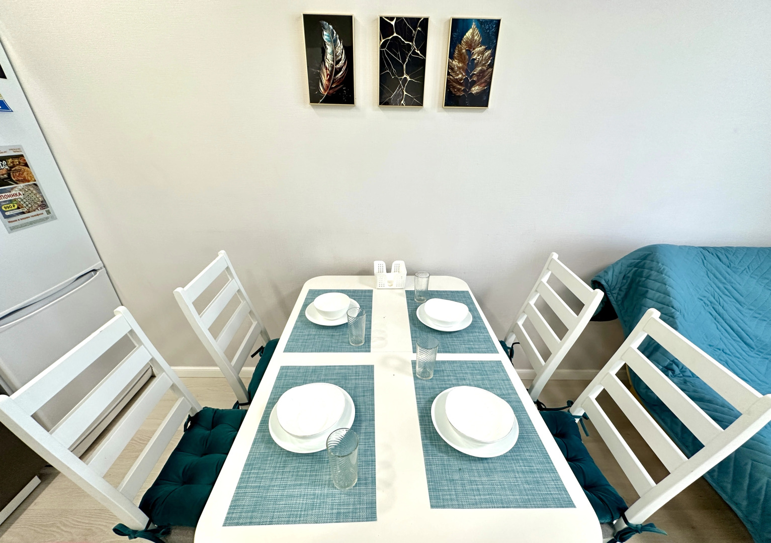 Апартаменты Люкс Аквамарин с дизайнерским ремонтом, для большой семьи