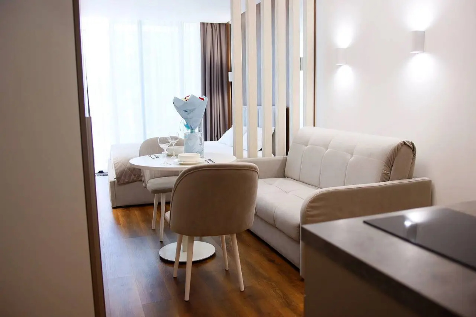 Апартаменты Аппарт 24 с видом на бассейн