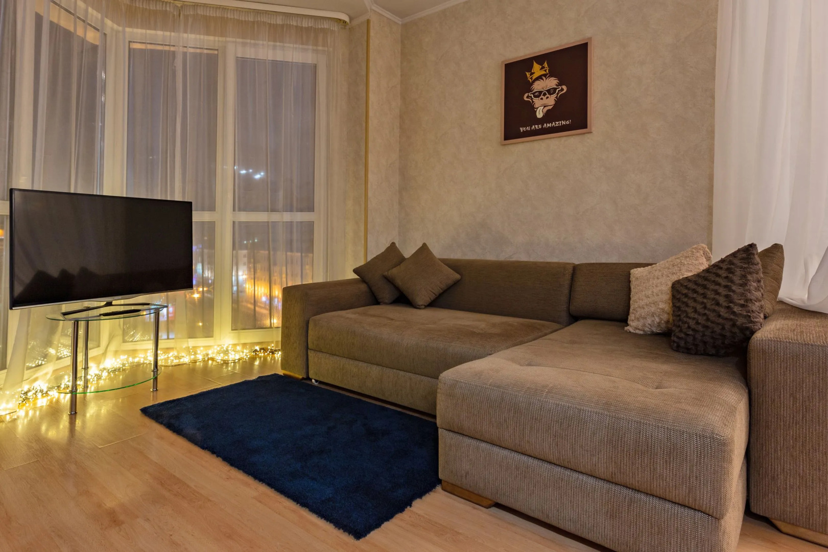 Апартаменты Румер Студио в центре с видом на город