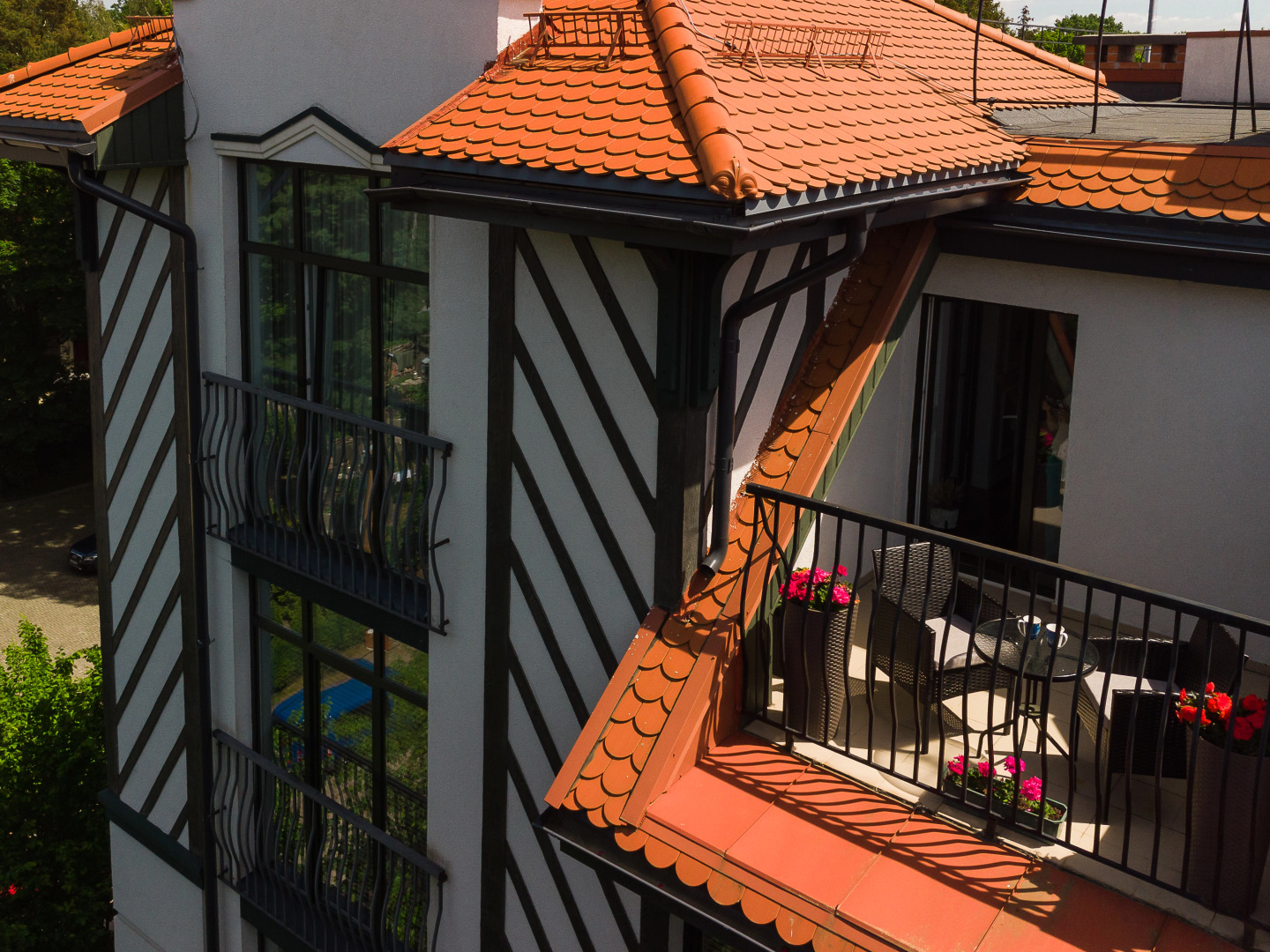 Квартира с башней и терассой